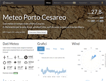 Tablet Screenshot of meteoportocesareo.com
